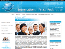 Tablet Screenshot of ipf-fip.org